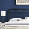 thumbnail image 6 of Modway Alessia Modern Powder Coated Iron Twin Headboard in Black, 6 of 7