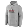 thumbnail image 2 of Men's Gray Cincinnati Reds Evanston Stencil Pullover Hoodie, 2 of 3