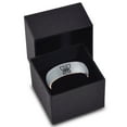 thumbnail image 3 of Tungsten Butterfly Flying Insect Flower Band Ring 7mm Men Women Comfort Fit 18k Rose Gold Dome Brushed Gray Polished, 3 of 4