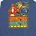 thumbnail image 3 of Rock 'Em Sock 'Em Robots - Red Rocker, Blue Bomber - Toddler and Youth Girls A-line Dress, 3 of 5