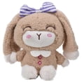 thumbnail image 1 of Lindo conejito de orejas largas, peluche suave, juguete para niños, muñeco, regalo de cumpleaños, decoración del hogar (marrón), 1 of 5