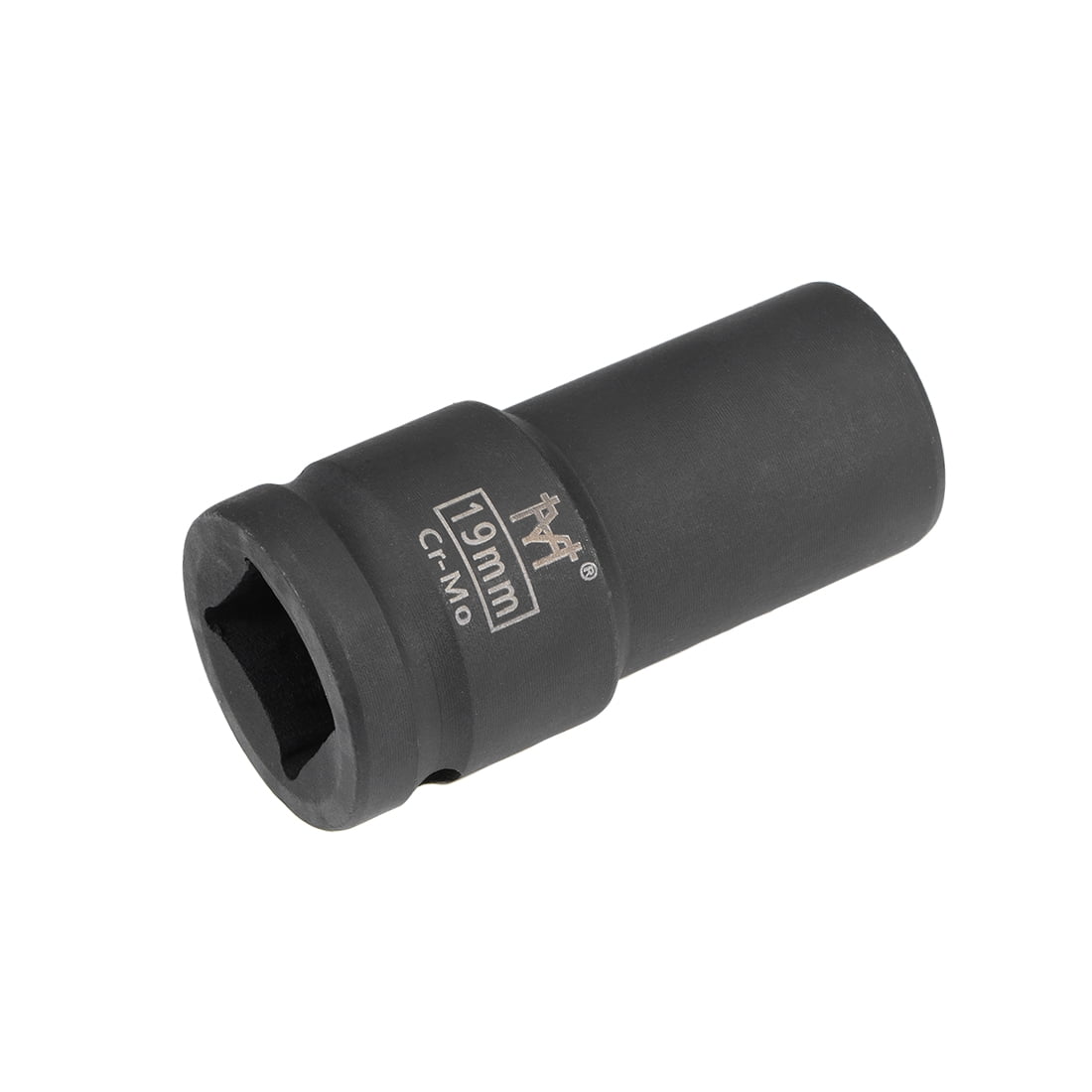 Metric Cr-Mo uxcell 3/4-Inch Drive by 19mm 6-Point Shallow Impact Socket 