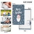 thumbnail image 6 of Yayeee 100% Cotton Hand Towels for Bathroom 16" x 28" Soft Absorbent Kitchen Towel, Christmas Santa, 6 of 7
