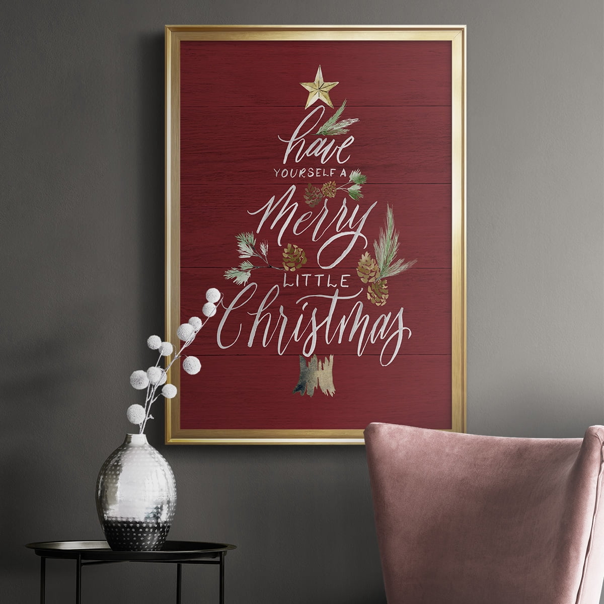 Merry Little Christmas Premium Classic Framed Print - Ready to Hang