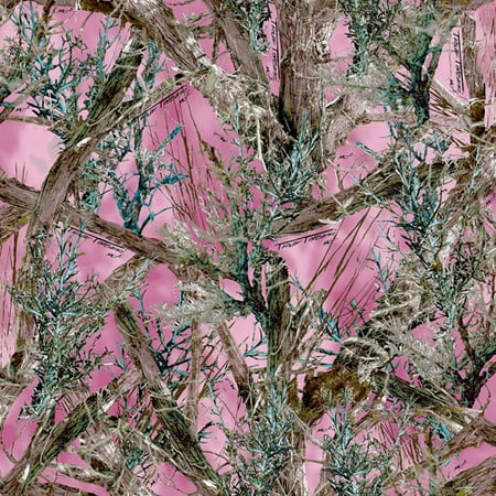 True Timber MC2 Pink, Fleece, 59/60" Wide, Fabric by the Yard