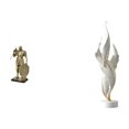 thumbnail image 1 of Figura De Arte Abstracto De Pluma De Caballero Nórdico De Resina, Escultura Moderna, Adorno Decorativo Para Escritorio De Oficina, Armario, Mesa, Centro De Mesa, Entrada, Chimenea., 1 of 8