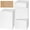 Square-60 Pieces, variant on Ceramic Tiles for Crafts, 48 Pack Unglazed Blank Coasters with Cork Backing for Alcohol Ink Painting Acrylic Pouring Art Projects Housewarming Gifts Wedding School Education, Round