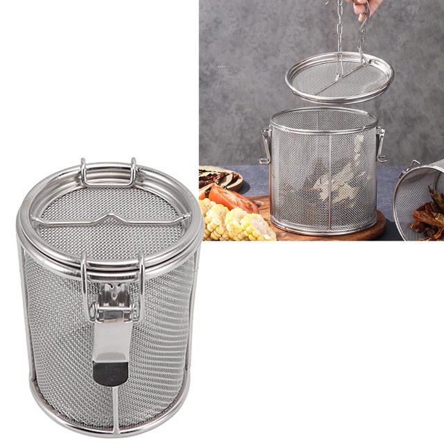 Colador De Bolas De Té De Acero Inoxidable, Diseño De Envoltura Cesta De Fugas Estructura Separada Colador De Condimentos De Especias Funciones Múltiples Para Medicina Herbaria