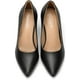 thumbnail image 5 of Tacones DOBOLIN para mujer, puntera puntiaguda, tacón de aguja, 7,5 cm, color negro, 5 of 7