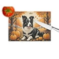 thumbnail image 4 of Carolines Treasures DAC1022LCB 15 x 12 in. Unisex Border Collie Fall Glass Cutting Board - Large, 4 of 5