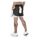 thumbnail image 2 of Short Con Licra Deportiva 3 En 1 , Secado Rápido Para Hombre, 2 of 6