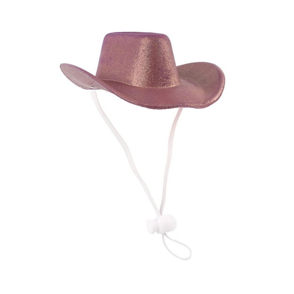 Cowboy Hat Outdoor Sun Hood For Dogs Cat 2024 New Dog Cat Hat Cowboy Hat Dog Sun Hat Dog Cowboy HatPet Dog Outdoor Sun Block Visor Hat With Adjustable Neck Strap Cowboy Bear