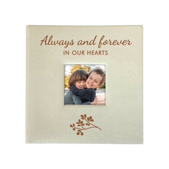 Always & Forever Memorial Photo Album – Personalized 200-Photo Keepsake