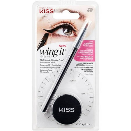 KISS Wing It Eyeliner Kit (Best Drugstore Eyeliner For Wings)