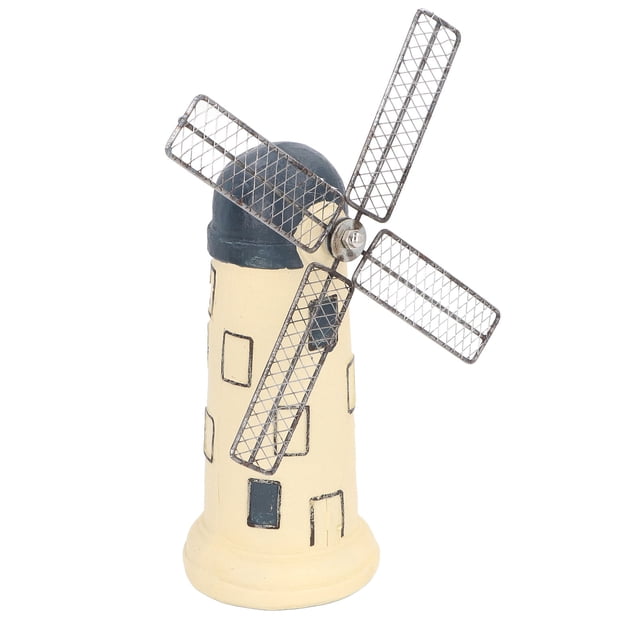 Dutch Windmill Statue Decorative Ornament Figurine - Exquisite Resin, Durable,Design - Perfect For Office, TV Cabinet, Desk - Great Gift Idea