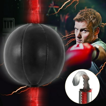 Black Speed Ball Boxing Double End MMA Boxing Training Gear Workout Punching Bag Speed Ball Bag with