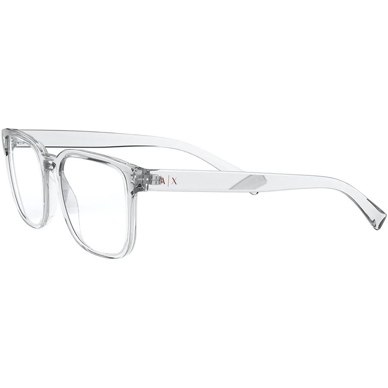 Armani exchange clear clearance glasses