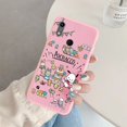 thumbnail image 3 of Funda de teléfono para Huawei Y6, Y7, Y9, 2019, Y8p, chica, anticaída, dibujos animados, Cinnamoroll, Kuromi, Hello Kitty, funda trasera de silicona suave, 3 of 5