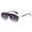 Bk Dual Grey, variant on Oversized Aviator Sunglasses UV400 Protection Unisex Plastic Metal Frame Shades