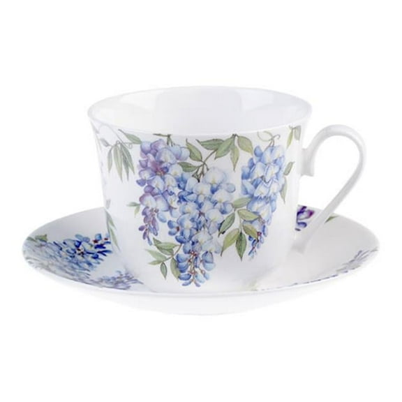 Roy Kirkham ER2868 105 mm Wisteria Breakfast Cups & Saucers - Set of 2