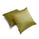 thumbnail image 2 of Funda de almohada lumbar decorativa HomeCentric, color verde oliva, paquete de 2, 30 x 60 cm (12 x 24 pulgadas). Funda de almohada rectangular lisa y lisa de seda artística, estilo moderno liso -, 2 of 5