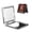 Square, variant on Day Dead Skull Mexican Mexico Portable Double-Sided Face Mirror Square, Magnifying Compact Pocket Mirror with PU Leather Cover