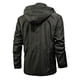 thumbnail image 5 of Chaqueta de hombre para otoño y primavera, con capucha desmontable, resistente al viento, con cremallera para exteriores, con múltiples bolsillos, chaqueta deportiva para hombre, chaquetas tipo cargo, 5 of 5