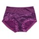 thumbnail image 1 of Gibobby Panty Microfibra con Encaje Ropa interior talla grande para mujer, bragas Bikini algodón, bragas Hipster suaves encaje, bragas sexis elásticas para mujer（Morado， 3XL), 1 of 3