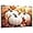 White Pumpkin Picture - 3, variant on ZHONGYUTONG Fall Canvas Wall Art White Pumpkin Pictures Autumn Harvest Painting Fall Leaf Print for Thanksgiving Theme Wall Decor Framed (24.00" x 36.00")