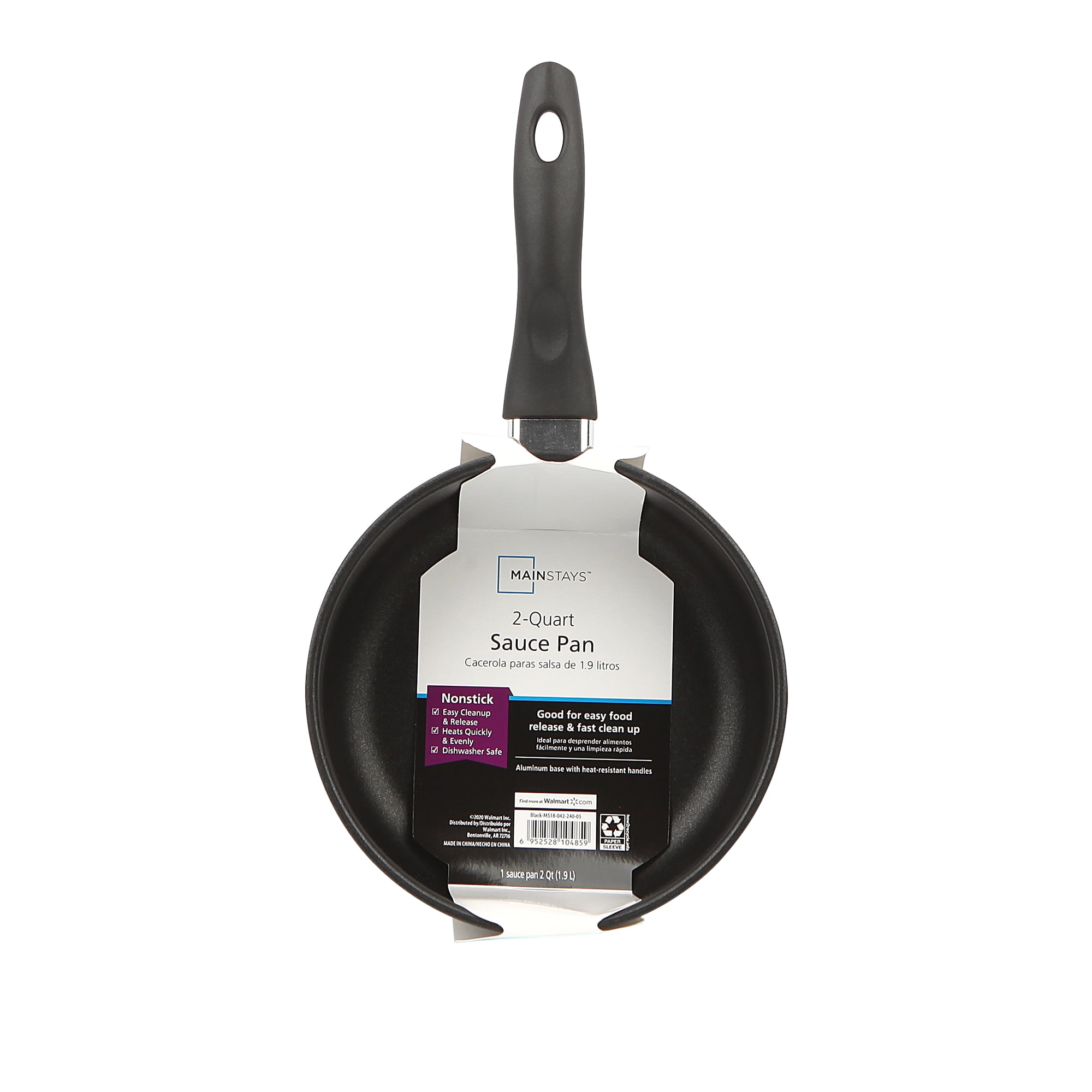  JEETEE 2 Quart Sauce Pan with Lid, Non Stick Small Pot