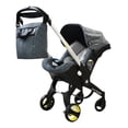 thumbnail image 1 of Carriola Para Bebé Starkids Polux Convertible Con Pañalera Gris Estrellas, 1 of 5