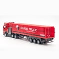thumbnail image 2 of 1:50 Scale Heavy-Duty Alloy Excavator Transport Vehicle with Openable Doors, Sound & Light Effects, Warning Lights, and Trailer - Durable, Drop-Resistant Construction, Activated by Front Press, 35cm, 2 of 4