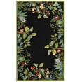 thumbnail image 2 of Safavieh Chelsea Deloris Bordered Wool Area Rug, Black/Green, 6' x 9', 2 of 8