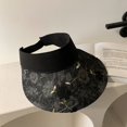 thumbnail image 1 of LinYooLi Japanese Purchasing Agent For Three-Dimensional Flower Grass Woven Empty Top Hat, Women's Summer Large Brim Sun Shading And Sun Protection Hat, Beach Sun Hat, 1 of 9