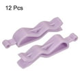 thumbnail image 3 of Uxcell Garbage Bin Clip, Kitchen Trash Can Bag Clips Waste Bin Clamp Purple 12 Pack, 3 of 5