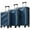 Dark Blue, variant on Hard Shell Luggage Luggage Set 3 Piece, Lightweight Durable ABS Suitcases with Spinner Wheels and TSA Lock, Carry-on & Checked Travel Luggage (20"/24"/28"),Carry On Hard Shell Luggage
