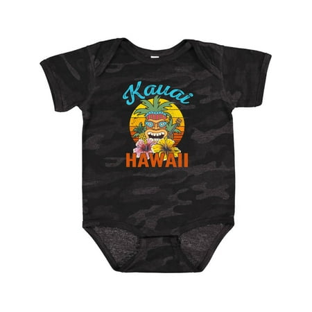 

Inktastic Kauai Hawaii Vacation Tiki Gift Baby Boy or Baby Girl Bodysuit