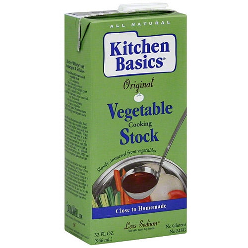 Kitchen Basics Vegetable Cooking Stock, 32 oz (Pack of 12) - Walmart ...
