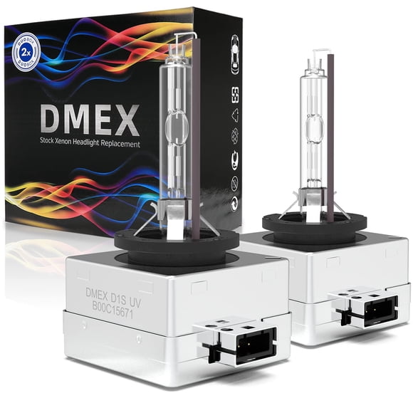 Bombillas para faros delanteros DMEX D1S Xenon HID 4300 K, blanco cálido, 35 W, paquete de 2