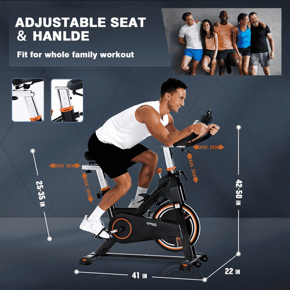 YOSUDA Pro Magnetic Indoor Cycling Bike Stationary Exercise Bike with 350 lbs Weight Capacity