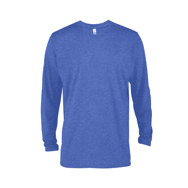 Delta T-shirt à Col Rond à Manches Longues Platinum P603C pour Homme