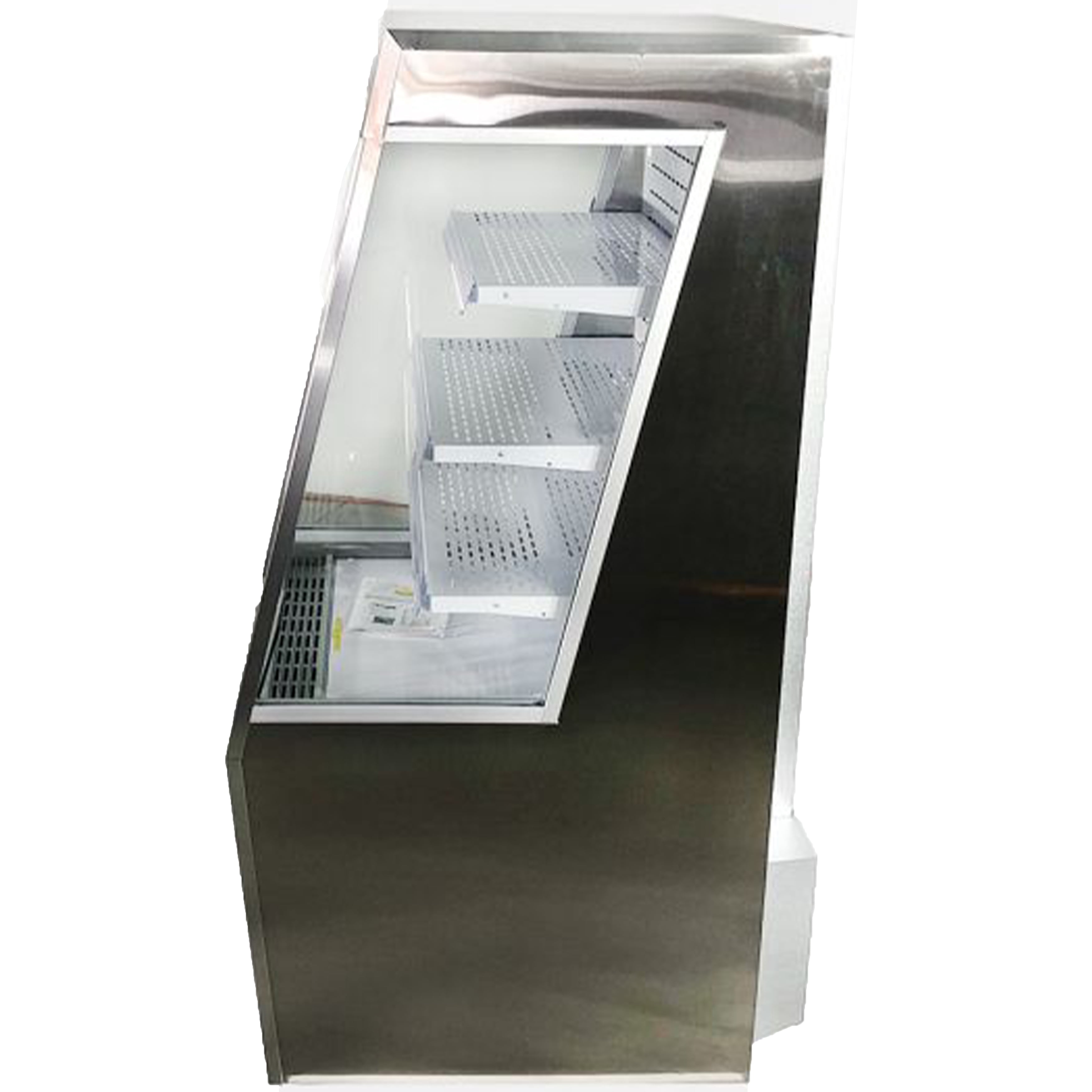 NSF 29 in. Countertop Refrigerator, Open Air Refrigerator Display 8.6 Cu.Ft. Beverage Food Chiller