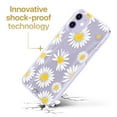 thumbnail image 3 of Case Yard iPhone-11 Case Clear Soft & Flexible TPU Ultra Low Profile Slim Fit Thin Shockproof Transparent Bumper Protective Cover Drop Protective Cell Phone Cases (Daisy Wheels), 3 of 8