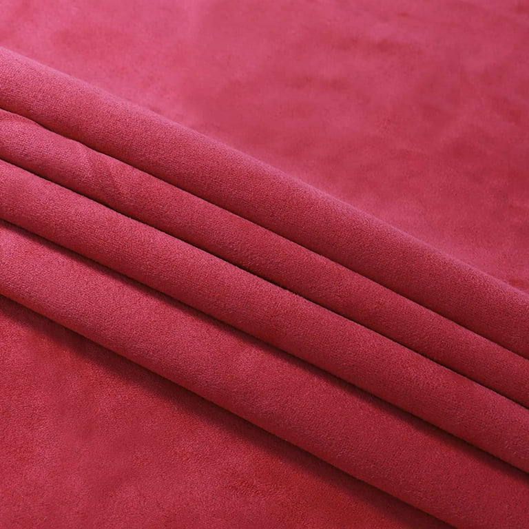 Suede Fabric by The Yard 60X36 Soft Ventilation Material Polyester  Synthetic Suede Fabric(Double Side) for Car Headliner, Cushion, Boats, Home