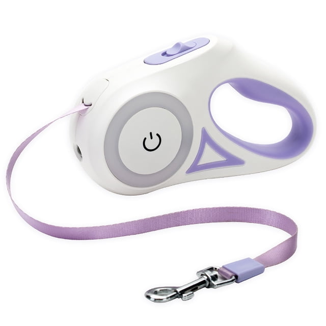 3meters Pets Dog Leashes Led Light Retractable Leash Night Safety Automatic Extension Lead Large Medium