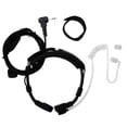 thumbnail image 2 of Auriculares de Tubo de Aire de Auriculares Micrófono Garganta de 2.5mm para Sunnimix Auricular de audio auricular, 2 of 8