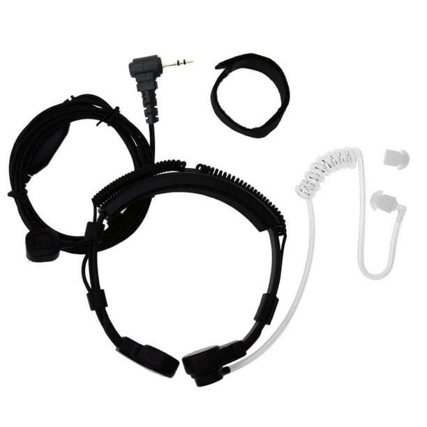 2.5mm Throat Vibration Mic Headset Earpiece for T5428 Walmart