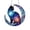 A002- Style B, variant on Stained Glass Black Cat Moon Suncatcher Hanging Window Decor Celestial Cat Art Home Wall Decoration for Cat Lovers Cottage Porch Display 8 Inch