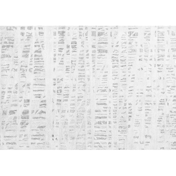 Ahgly Company Indoor Rectangle Solid Gray Modern Area Rugs, 4' x 6'