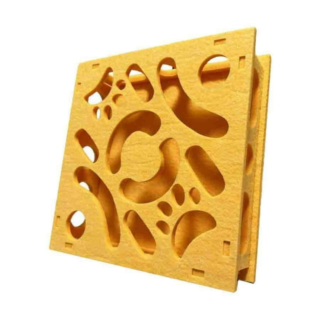 WLOELOEW Yellow Cats Intelligence Maze Box